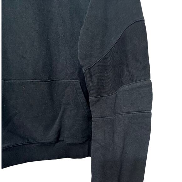 Divided by H&M Black Hoodie Sweatshirt Size L Unisex Pullover Streetwear Grunge - Picture 2 of 7